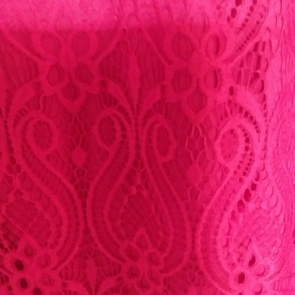 CONNECTED APPAREL red sheath lace dress. Size 14. - Picture 2 of 5